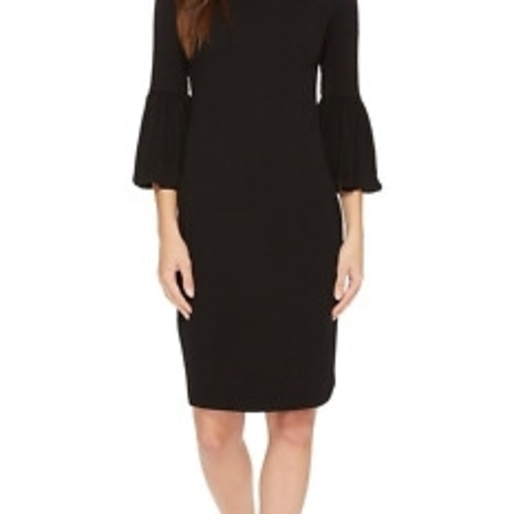 Calvin Klein Black Long Sleeve Dress